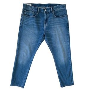 Gap Slim Fit Jeans Mens Size 36x30 Straight Leg Blue Faded Medium Wash 709148-00